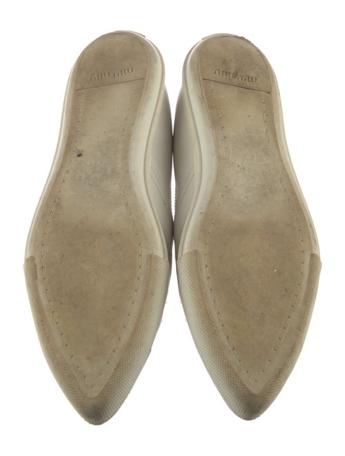 Miu Miu Leather Loafers