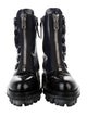 Miu Miu Leather Combat Boots