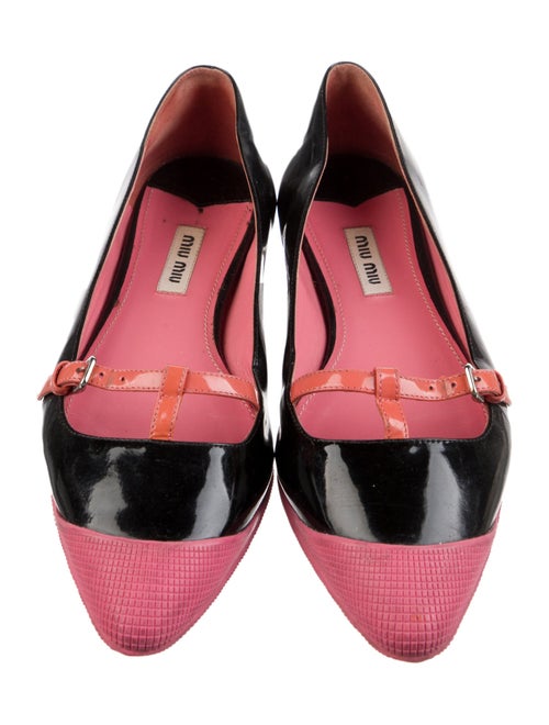 Miu Miu Patent Leather Mary Jane Flats