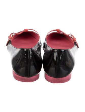 Miu Miu Patent Leather Mary Jane Flats
