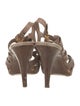 Miu Miu Leather Slingback Sandals