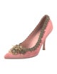 Miu Miu Crystal Embellishments Pumps