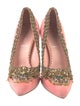 Miu Miu Crystal Embellishments Pumps