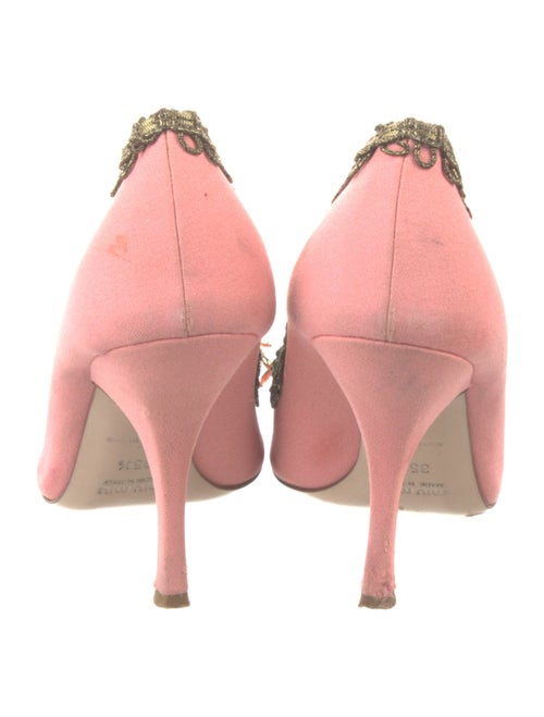 Miu Miu Crystal Embellishments Pumps