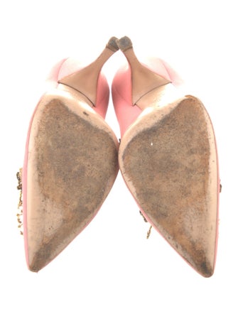 Miu Miu Crystal Embellishments Pumps