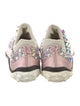 Miu Miu Satin Crystal Embellishments Sneakers