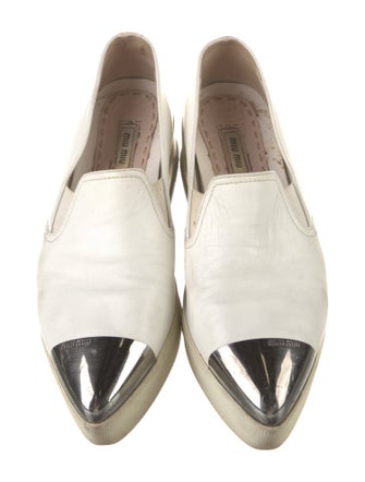 Miu Miu Leather Loafers