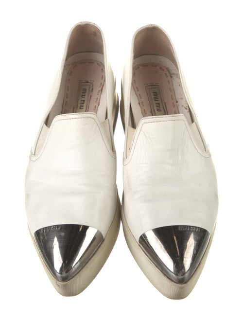 Miu Miu Leather Loafers
