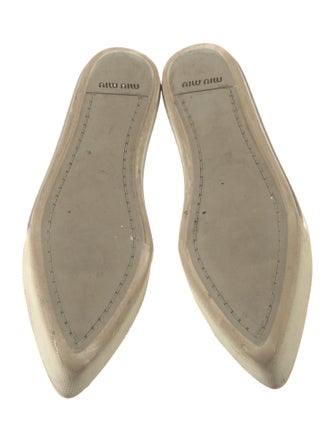 Miu Miu Leather Loafers