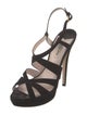 Miu Miu Suede Slingback Sandals