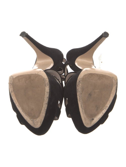 Miu Miu Suede Slingback Sandals