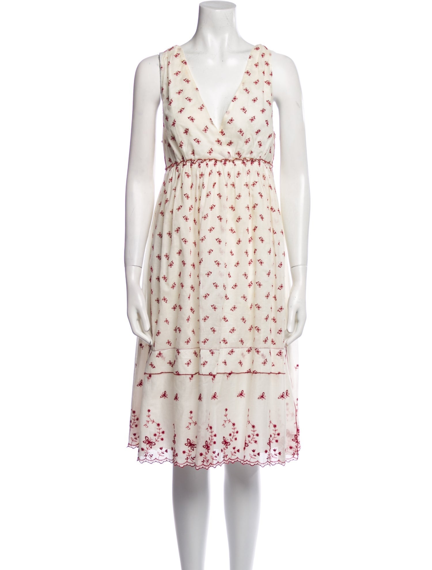 Miu Miu Vintage Midi Length Dress