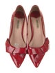 Miu Miu Patent Leather Bow Accents Pumps