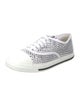 Miu Miu Canvas Crystal Embellishments Sneakers