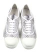 Miu Miu Canvas Crystal Embellishments Sneakers