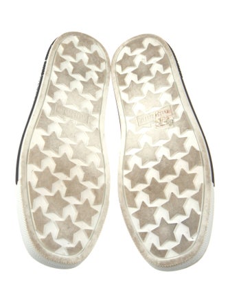 Miu Miu Canvas Crystal Embellishments Sneakers