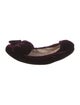 Miu Miu Velvet Ballet Flats