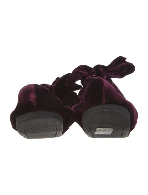 Miu Miu Velvet Ballet Flats