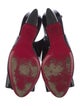 Miu Miu Patent Leather Bow Accents Slingback Pumps