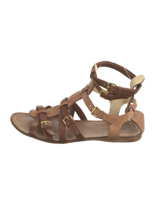 Miu Miu Leather Gladiator Sandals
