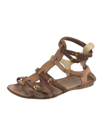 Miu Miu Leather Gladiator Sandals