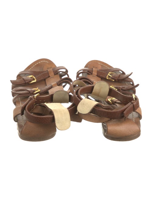 Miu Miu Leather Gladiator Sandals