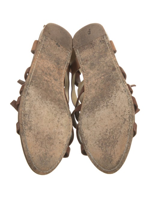 Miu Miu Leather Gladiator Sandals