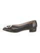 Salvatore Ferragamo Patent Leather Crystal Embellishments Pumps