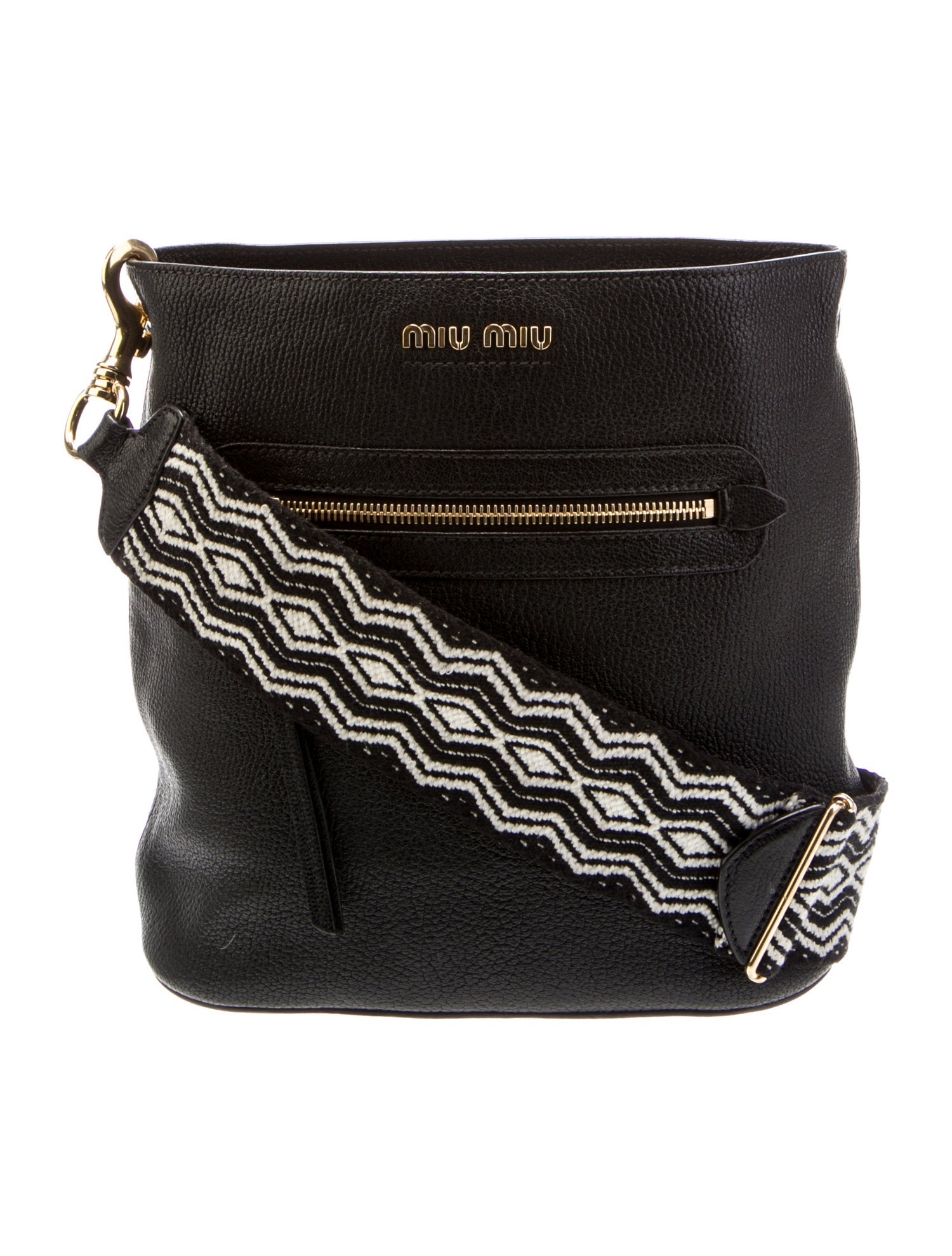 Miu Miu Goat Leather Bucket Bag