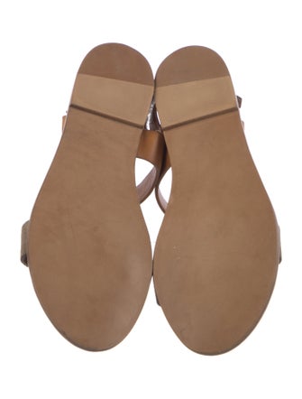 Miu Miu Leather Slingback Sandals