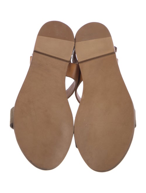 Miu Miu Leather Slingback Sandals