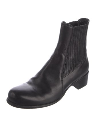 Miu Miu Leather Chelsea Boots