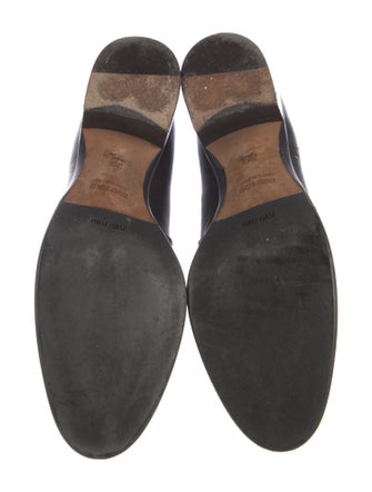 Miu Miu Leather Chelsea Boots