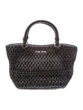 Miu Miu Calfskin Top Handle Bag