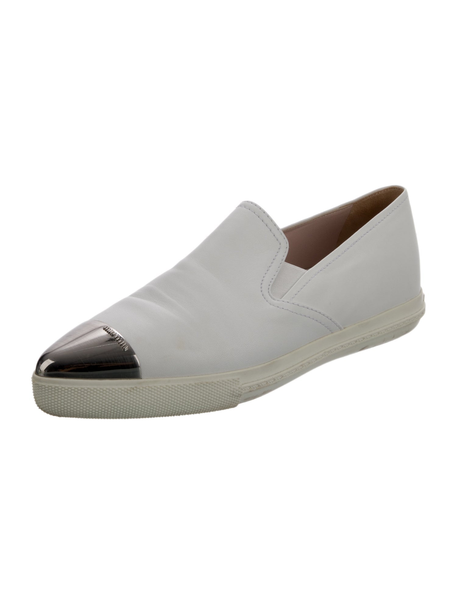 Miu Miu Leather Loafers