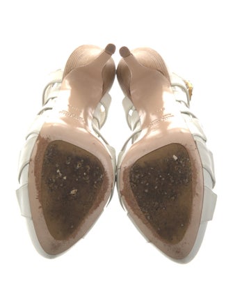 Miu Miu Leather Slingback Sandals