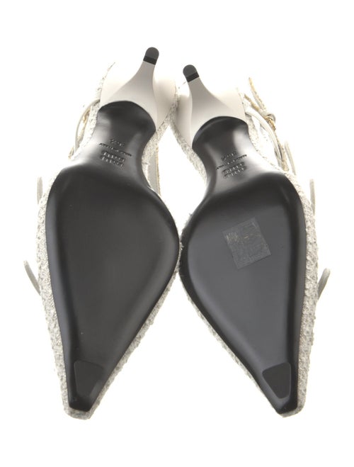 Miu Miu Leather Slingback Pumps