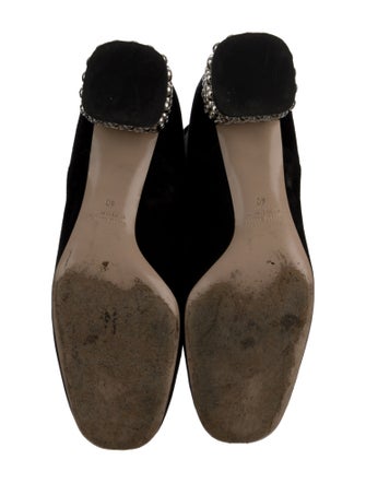 Miu Miu Suede Crystal Embellishments Boots