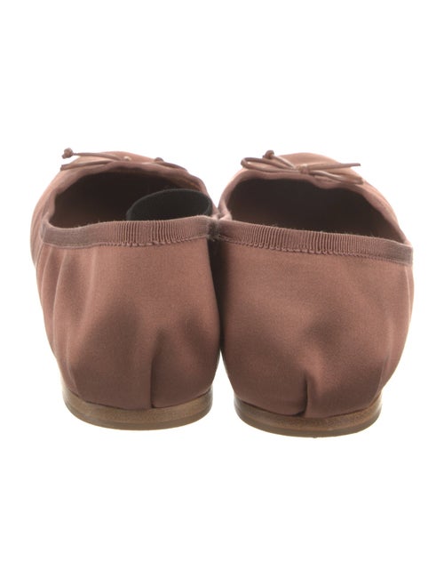 Miu Miu Satin Bow Accents Ballet Flats