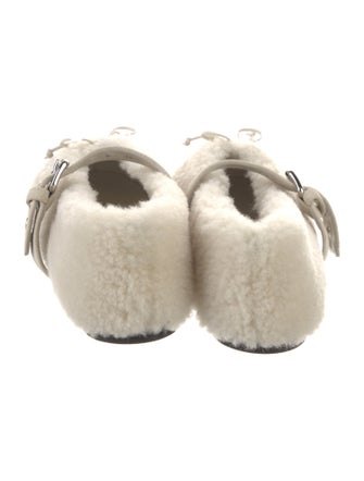 Miu Miu Shearling Flats