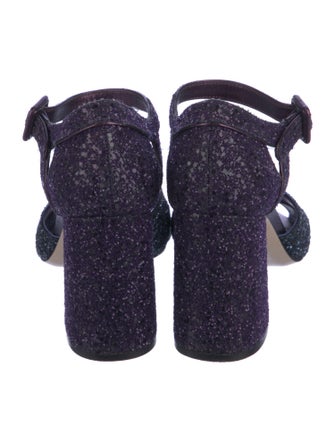 Miu Miu Glitter Sandals