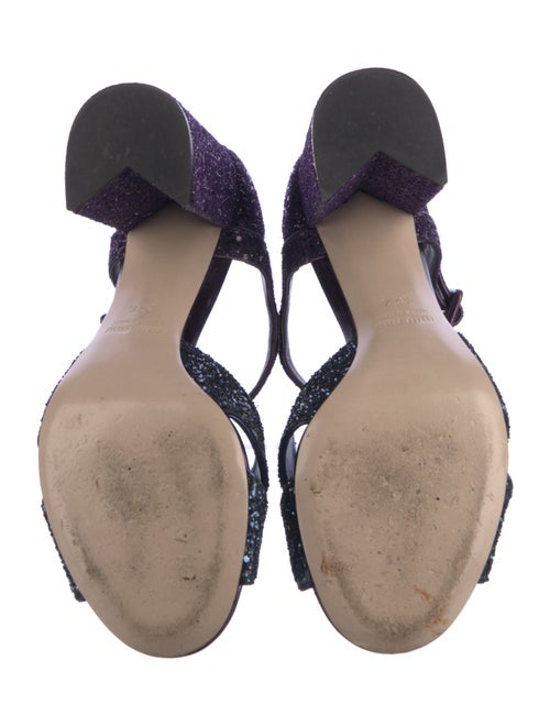 Miu Miu Glitter Sandals