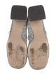 Miu Miu Glitter Chain-Link Accents T-Strap Pumps