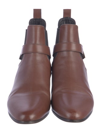 Miu Miu Leather Chelsea Boots