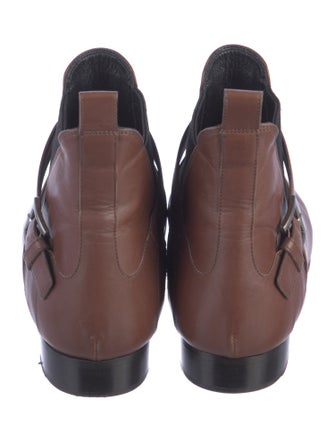 Miu Miu Leather Chelsea Boots