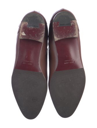 Miu Miu Leather Chelsea Boots