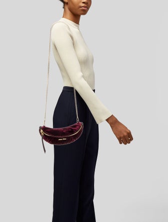 Miu Miu Velvet Belt Bag