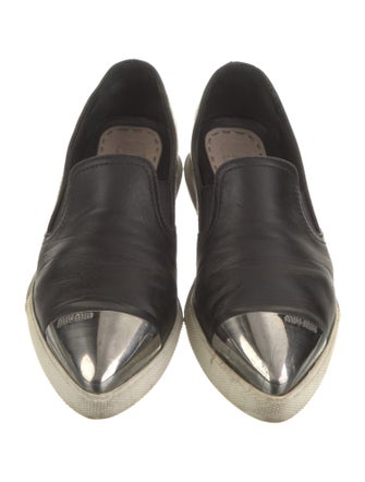 Miu Miu Leather Loafers
