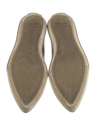 Miu Miu Leather Loafers