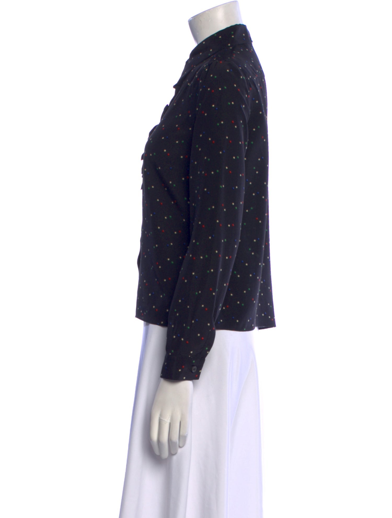 Miu Miu 2018 Silk Button-Up Top